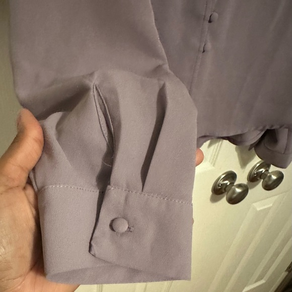 Lavender Blouse Forever 21 - Picture 2 of 6